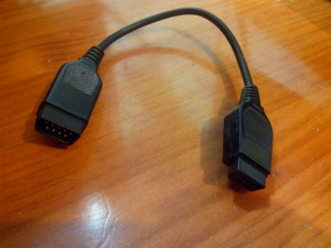 Detalle de cable adaptador Atari / SJS